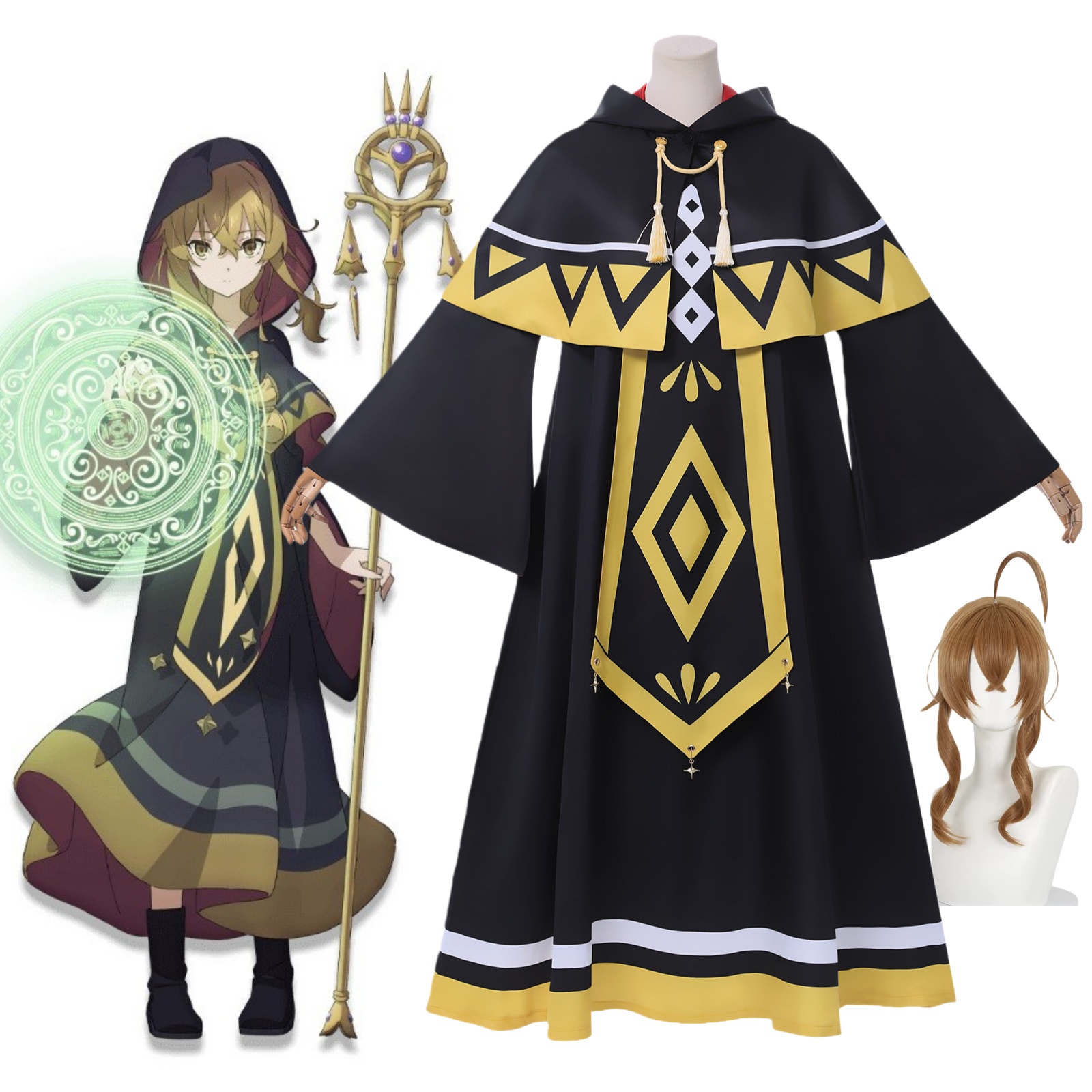 Anime Cosplay Mujer - Anime Segreti della strega silenziosa Monica
