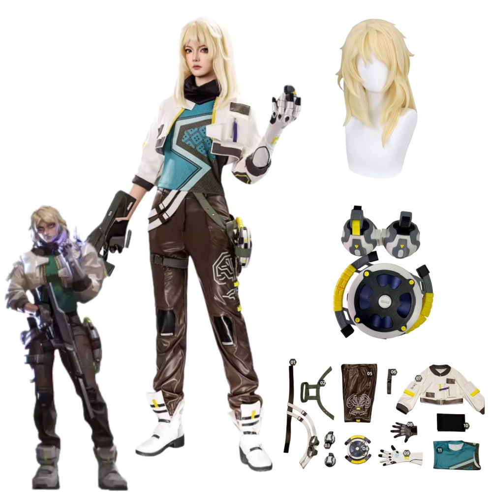 Anime Cosplay Party - Costume Cosplay Deadlock VALORANT, Abiti e