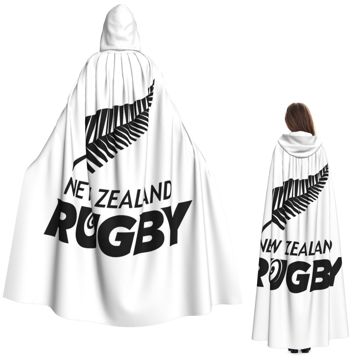 Anime Cosplay New Zealand - All Blacks Nuova Zelanda Rugby Mantello