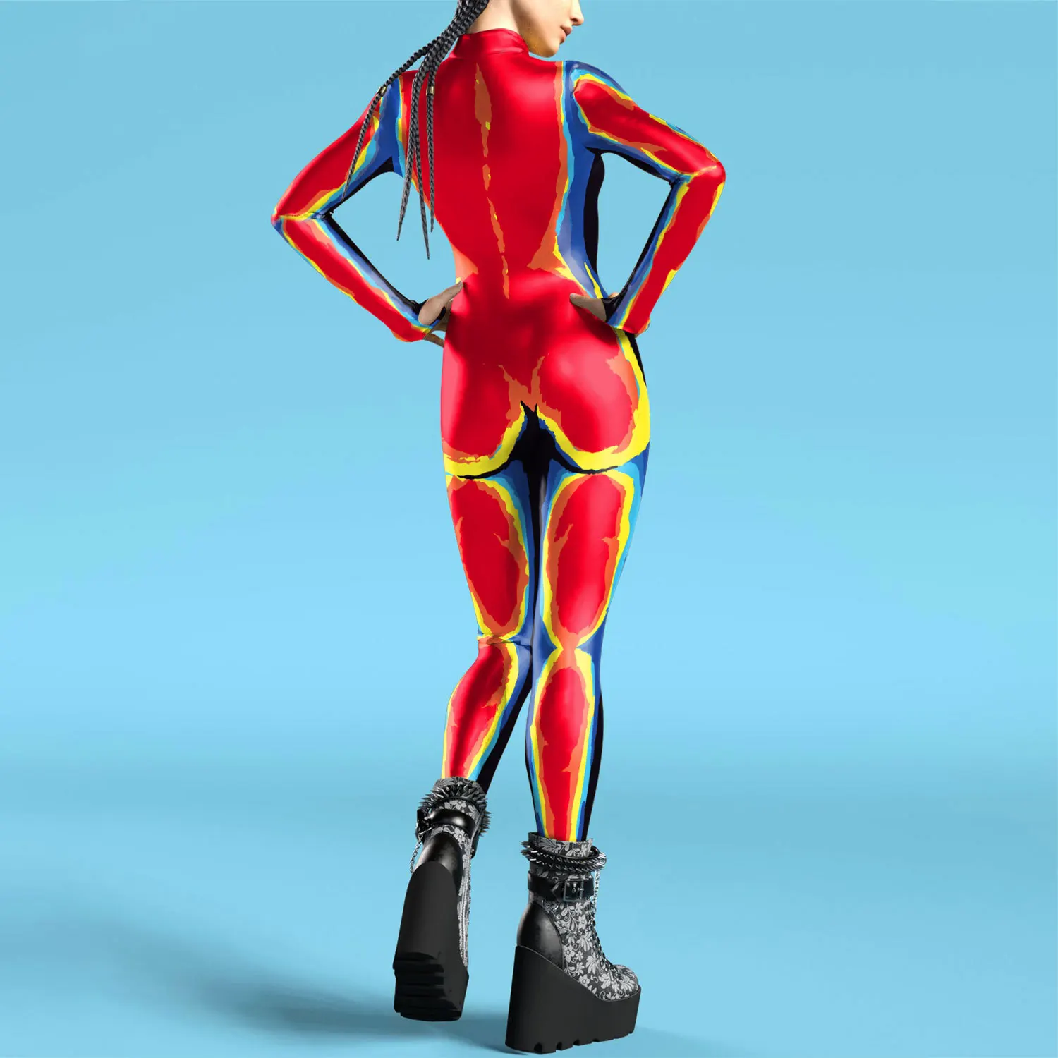 Tuta Zentai da donna con stamp - Anime Cosplay Images recensione e prezzo