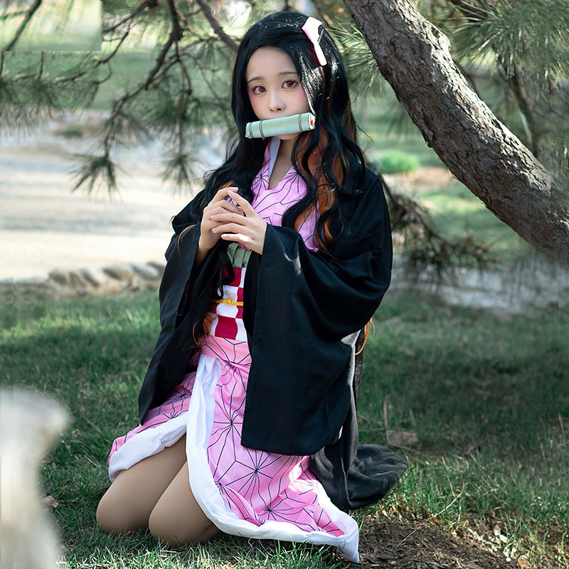 Costume Cosplay Nezuko Kamado  - Demon Slayer Haori recensione e prezzo