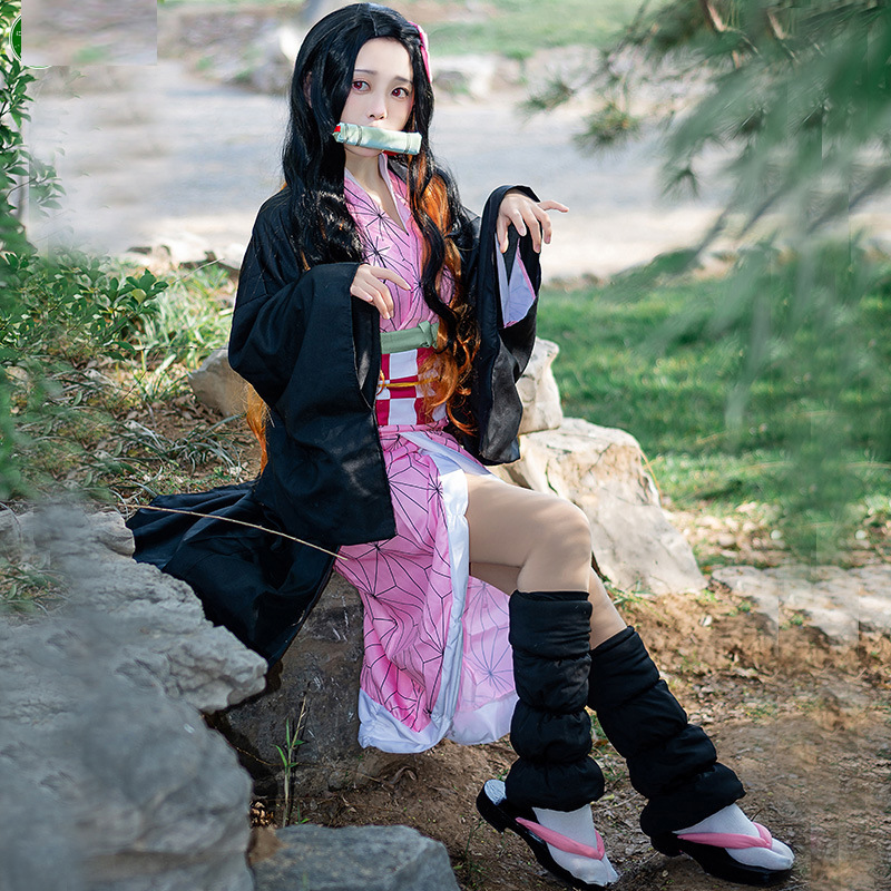 Costume Cosplay Nezuko Kamado  - Demon Slayer Haori recensione e prezzo