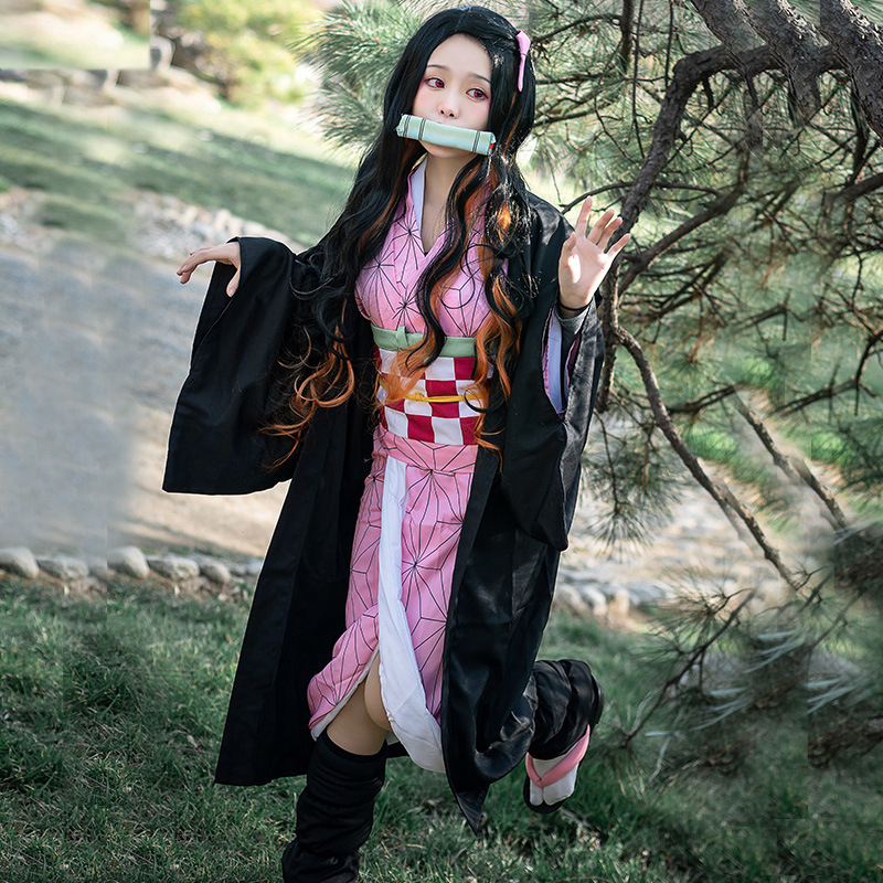 Costume Cosplay Nezuko Kamado  - Demon Slayer Haori recensione e prezzo