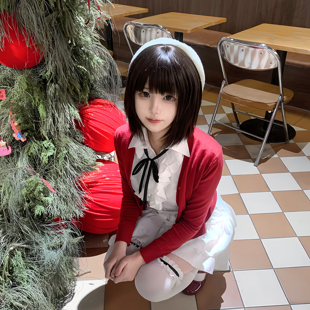 Ragazza Cappotto Rosso Camicia - Anime Cosplay Girl recensione e prezzo