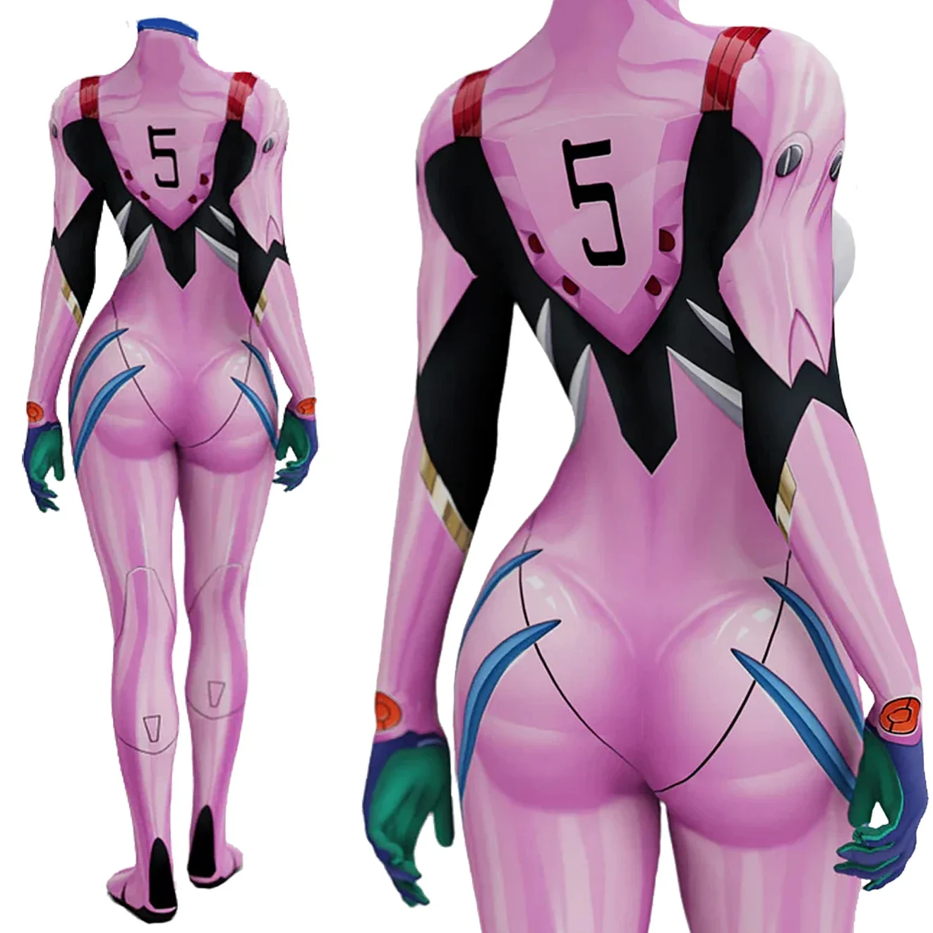 Anime EVA 05 Makinami Costume  - Anime Cosplay Girl recensione e prezzo