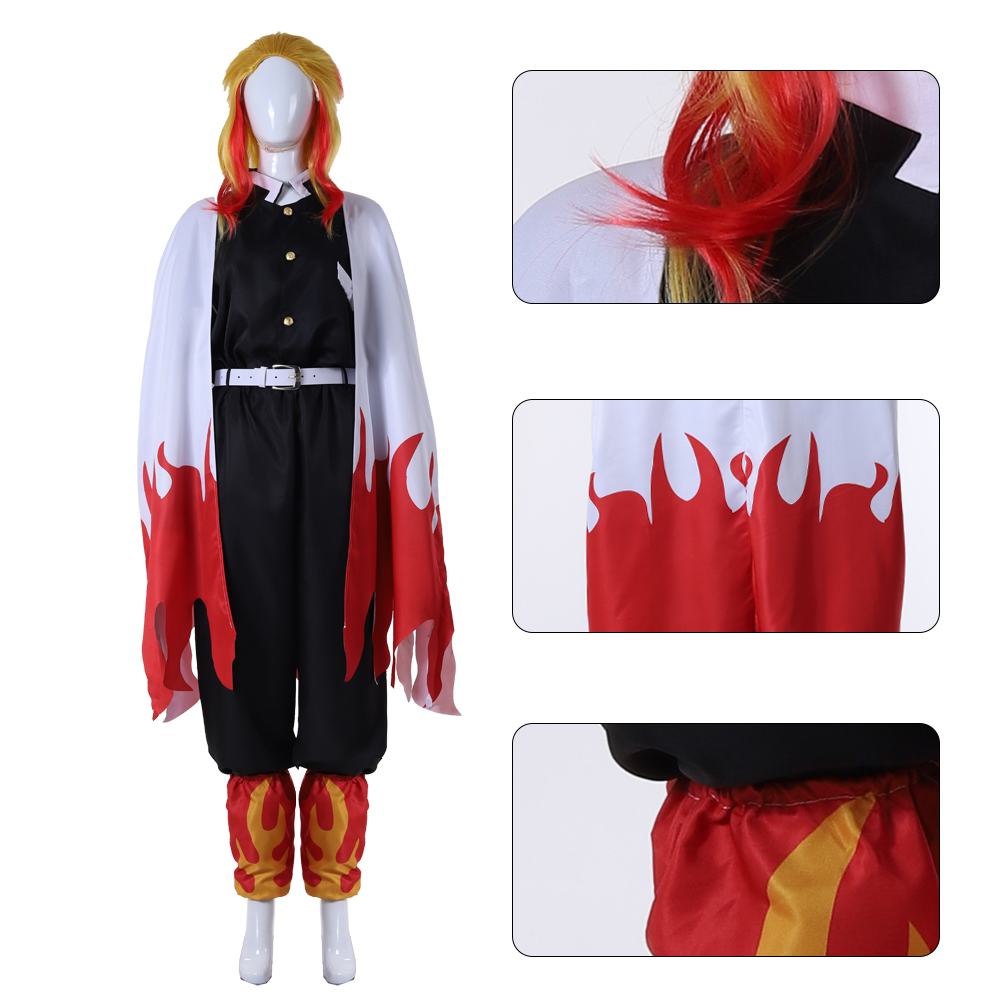 Flame Hashira Cosplay Uniforme - Demon Slayer Haori recensione e prezzo